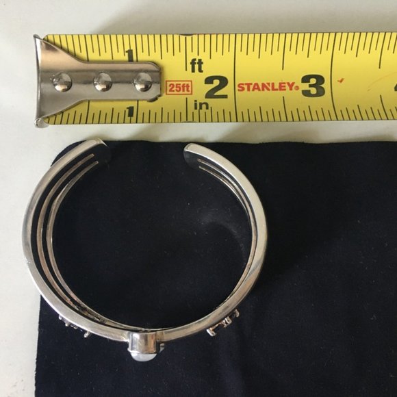 Pamela Love "kinetic cuff"  with iolite and moon stone - Picture 7 of 9